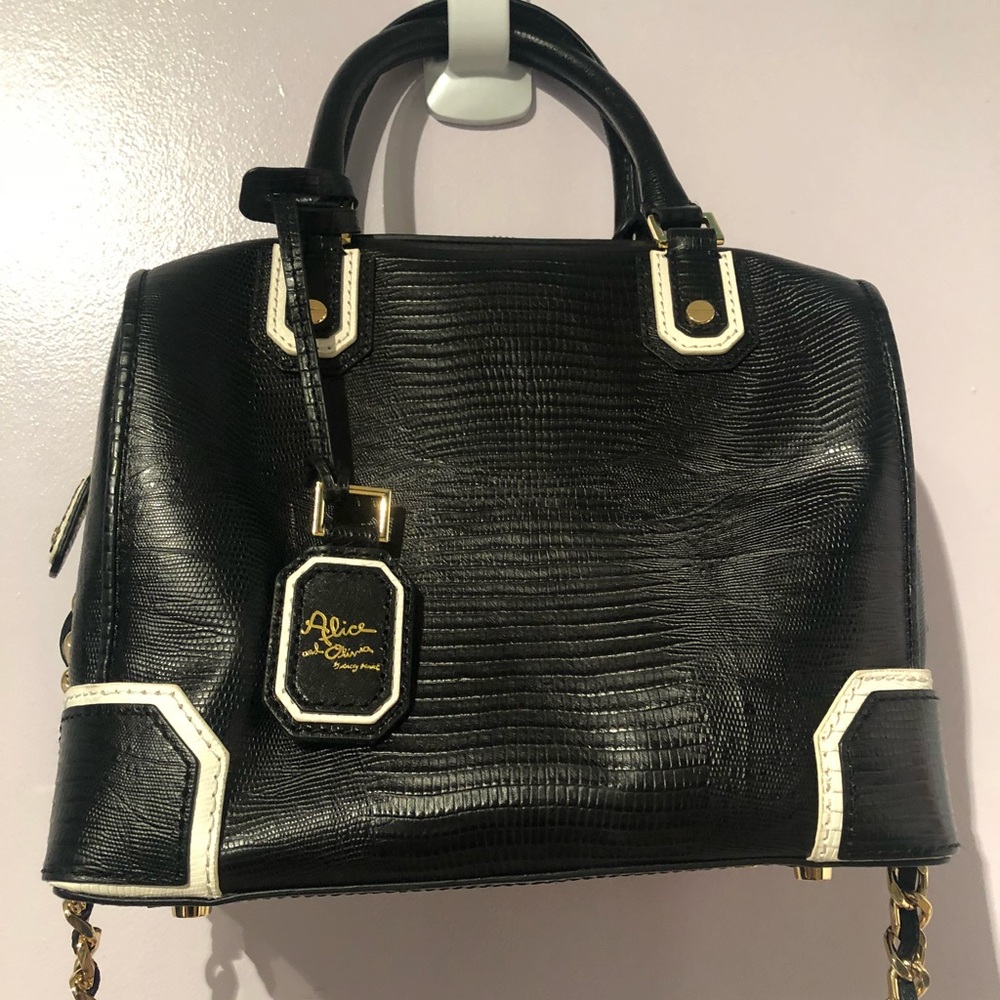 Alice and Olivia “the Olivia” satchel